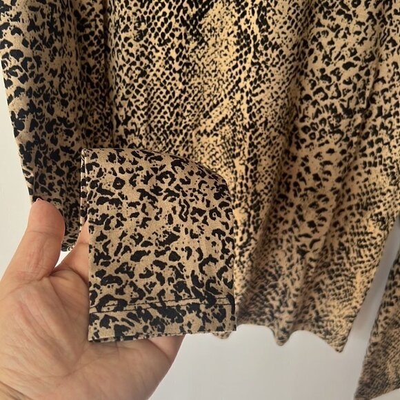 Nwt - Mango, Women’s Printed Long Sleeve T-Shirt. Size : Xs. - Picture 11 of 12